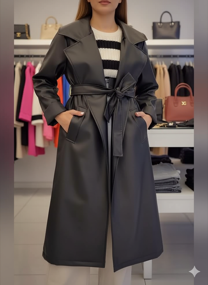 1 بالطو جلد - الصورة 1