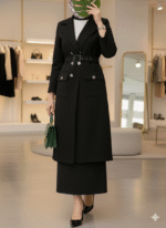 ⁦بدلة بليزر طويل و جيب⁩ - الصورة ⁦3⁩