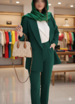 ⁦بدلة 3 قطع بليزر - بلوزة - بنطلون⁩ - الصورة ⁦5⁩