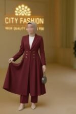 بالطو كلوش و بنطلون