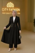 ⁦بالطو كلوش و بنطلون⁩ - الصورة ⁦2⁩