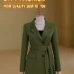 بليزر طويل زراير علي الحزام