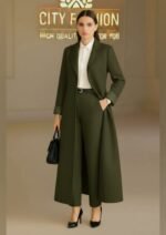 ⁦بليزر طويل مبطن - قميص - بنطلون⁩ - الصورة ⁦2⁩