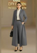 ⁦بليزر طويل مبطن - قميص - بنطلون⁩ - الصورة ⁦4⁩