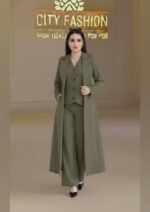 بليزر طويل و صديرى وبنطلون