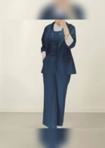 ⁦بدلة 3 قطع بليزر وبنطلون وسديري كروازيه⁩ - الصورة ⁦3⁩