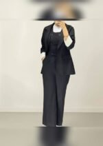 ⁦بدلة 3 قطع بليزر وبنطلون وسديري كروازيه⁩ - الصورة ⁦2⁩