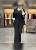 بدلة 3 قطع بليزر وبنطلون وسديري