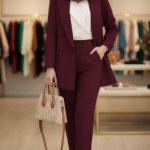 بدلة 3 قطع بليزر - بلوزة - بنطلون