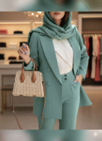 ⁦بدلة 3 قطع بليزر - بلوزة - بنطلون⁩ - الصورة ⁦2⁩