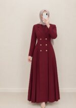 ⁦فستان كسرات زراير⁩ - الصورة ⁦4⁩