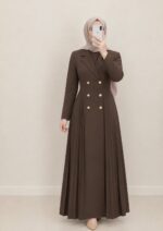 ⁦فستان كسرات زراير⁩ - الصورة ⁦2⁩