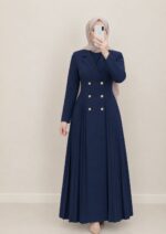 ⁦فستان كسرات زراير⁩ - الصورة ⁦3⁩